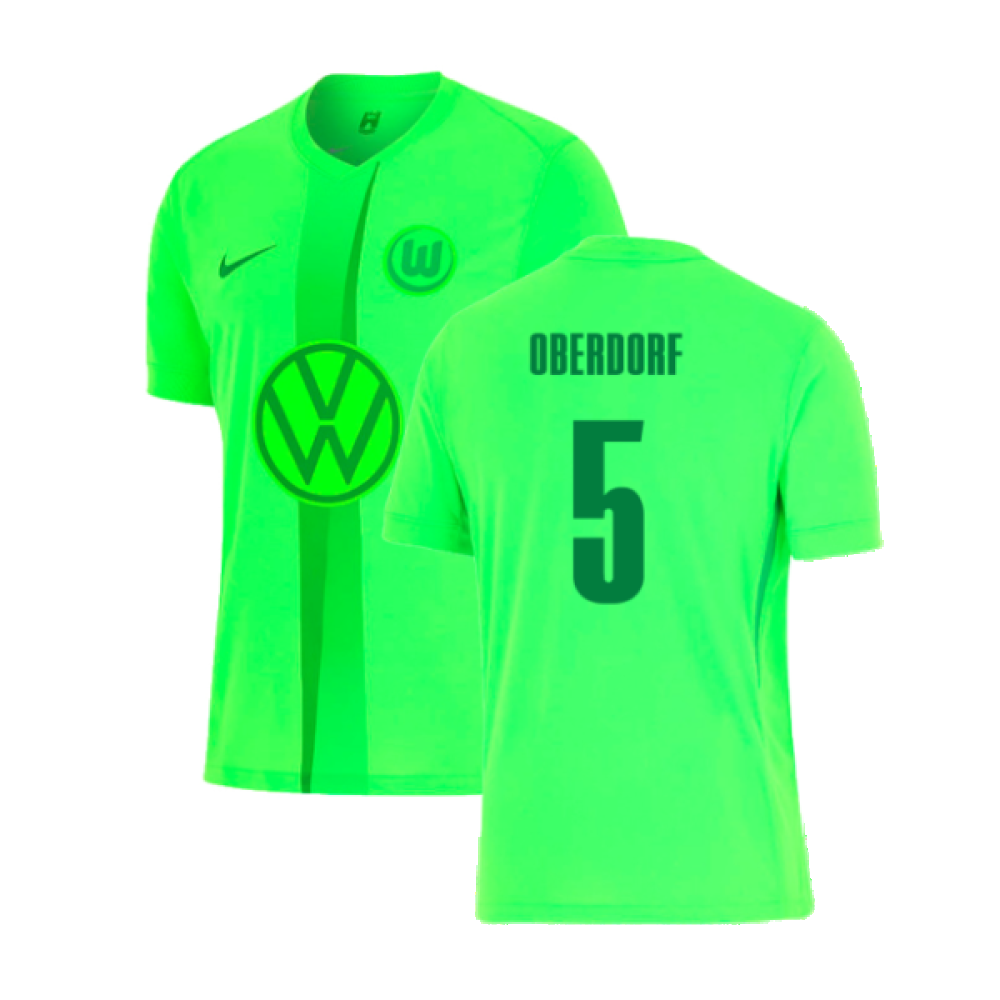 2024-2025 Wolfsburg Home Shirt (Oberdorf 5)