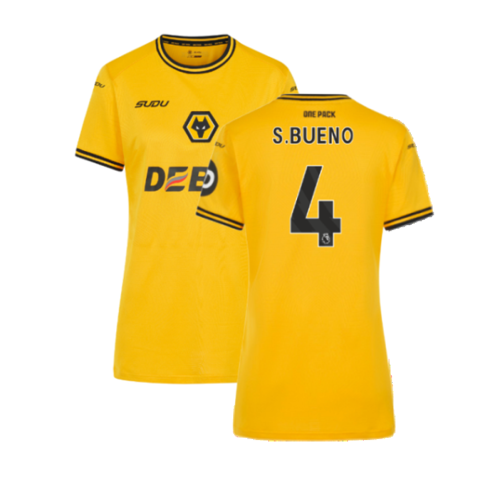 2024-2025 Wolves Home Shirt (Womens) (S.Bueno 4)