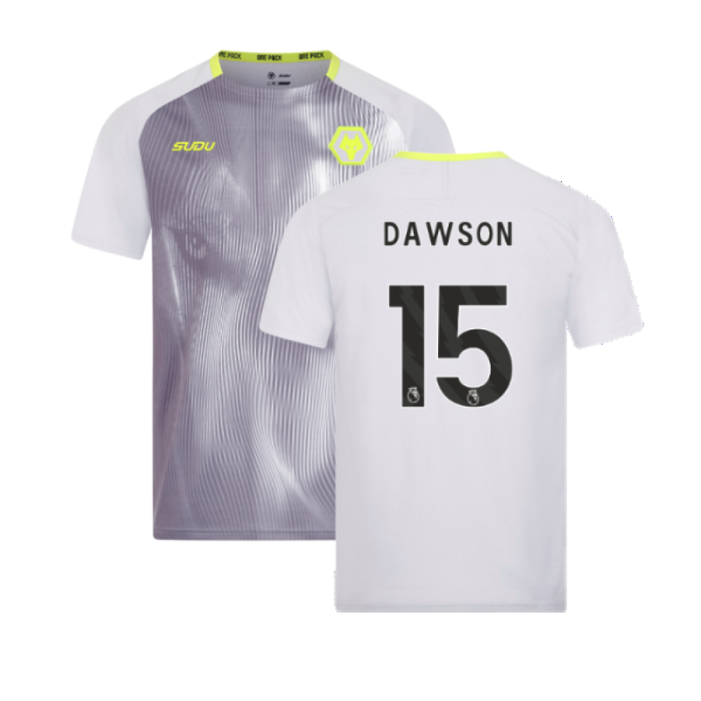 2024-2025 Wolves Players Training Shirt (Grey) (Dawson 15)