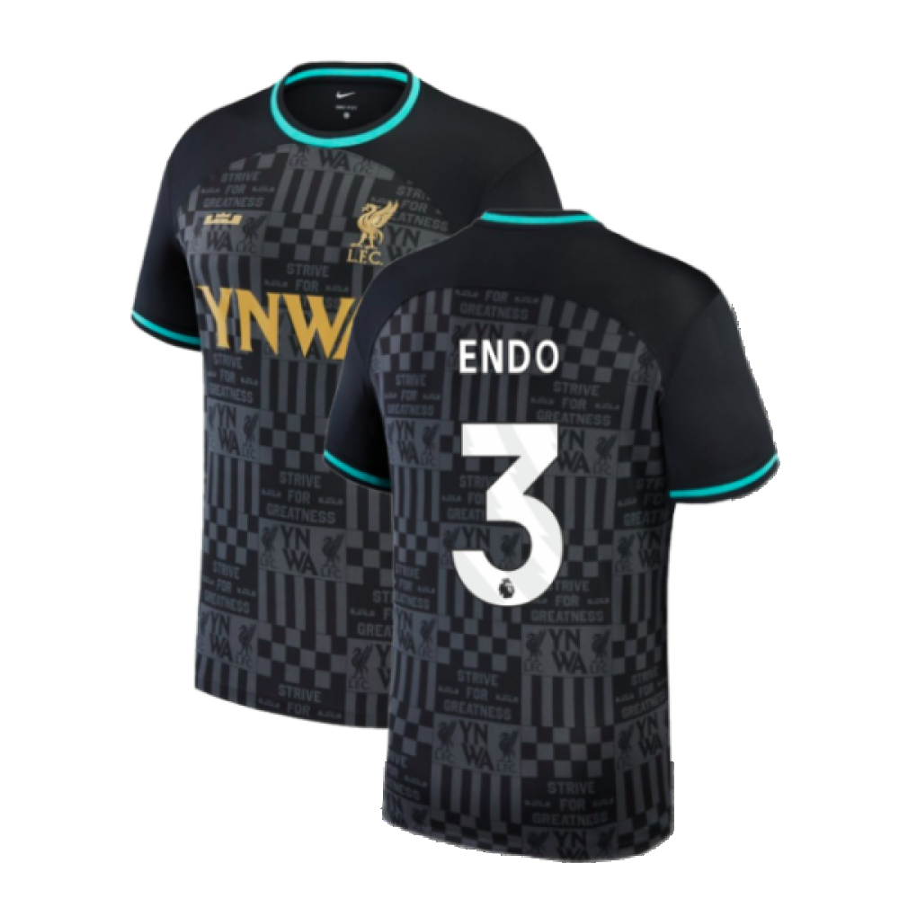 2024 LeBron x Liverpool Stadium Football Shirt (Endo 3)