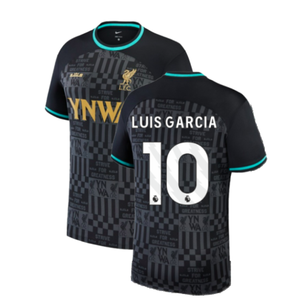 2024 LeBron x Liverpool Stadium Football Shirt (Luis Garcia 10)