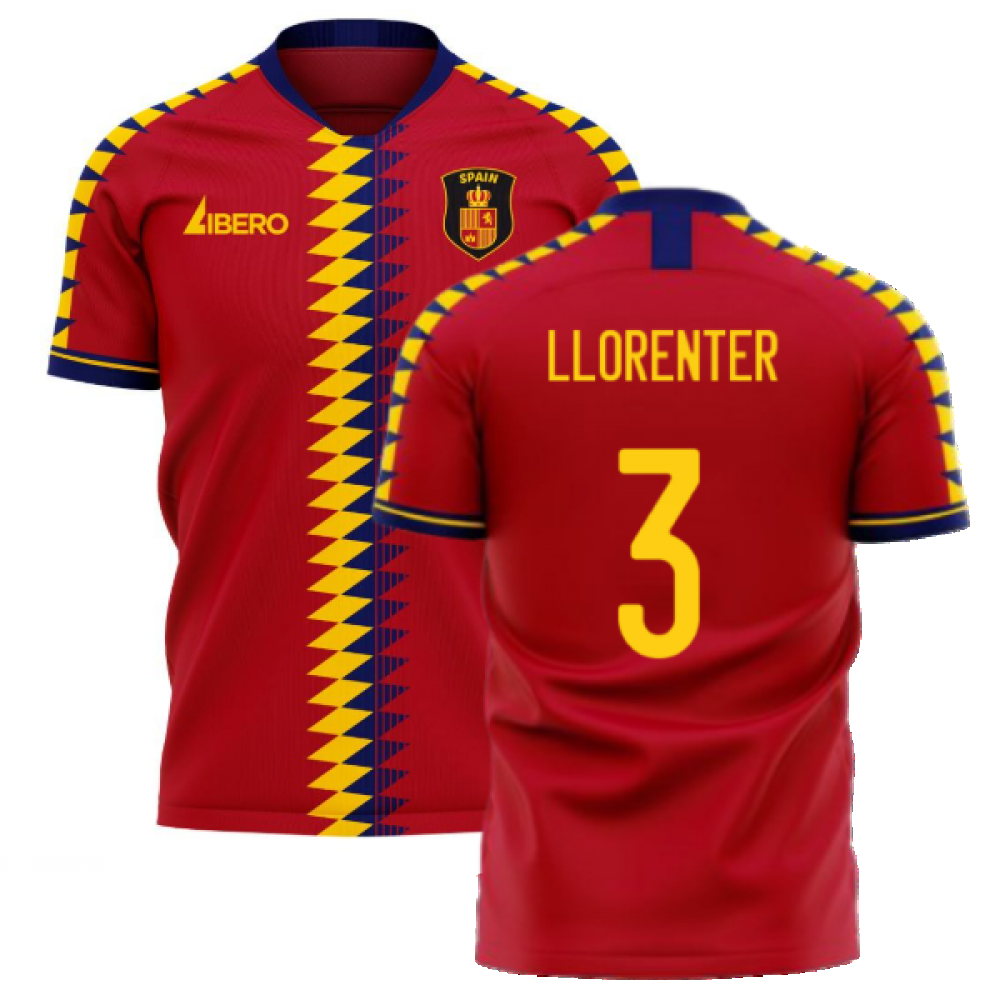 Spain 2024-2025 Home Concept Football Kit (Libero) (LLORENTE R 3)