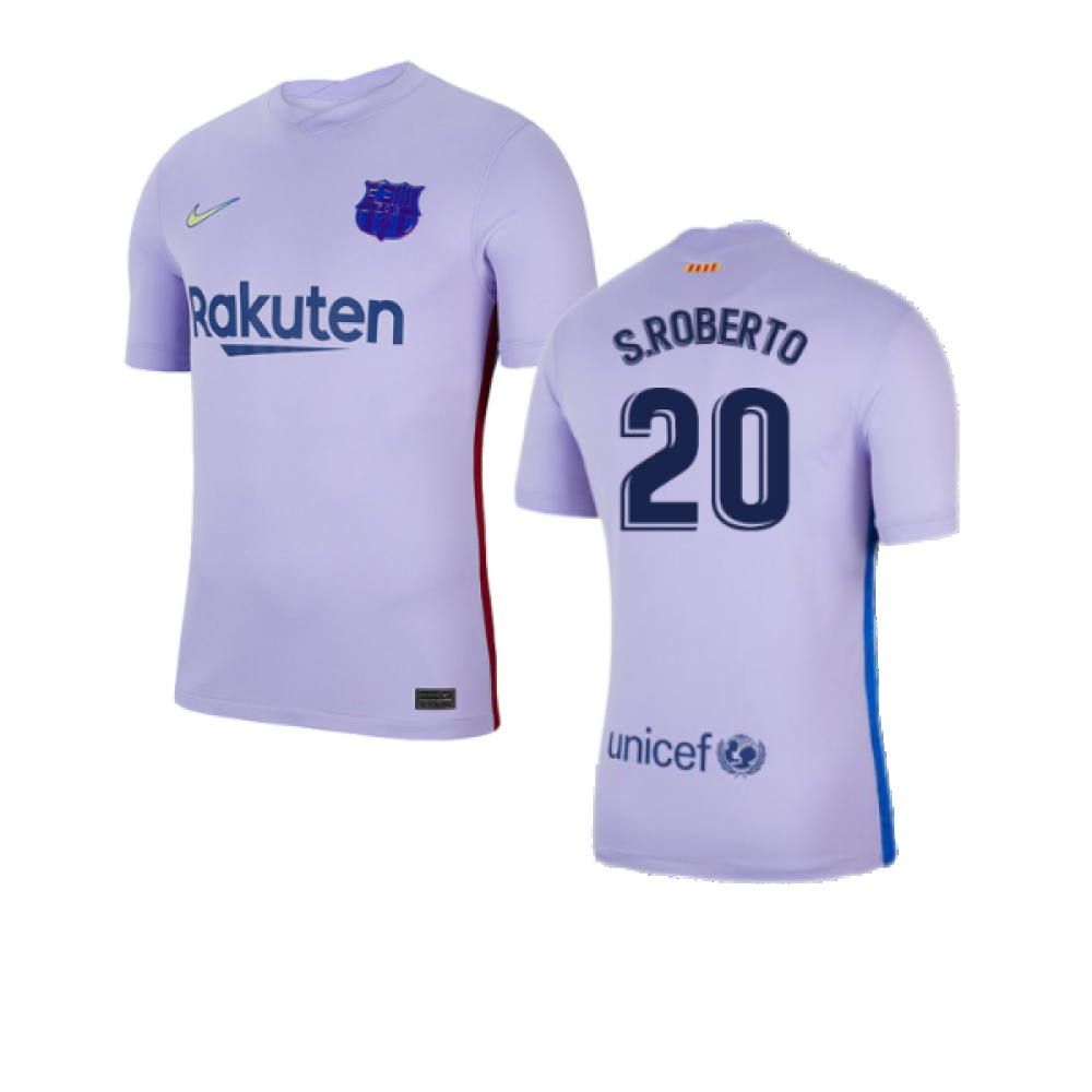 2021-2022 Barcelona Infants Away Kit (S.ROBERTO 20)