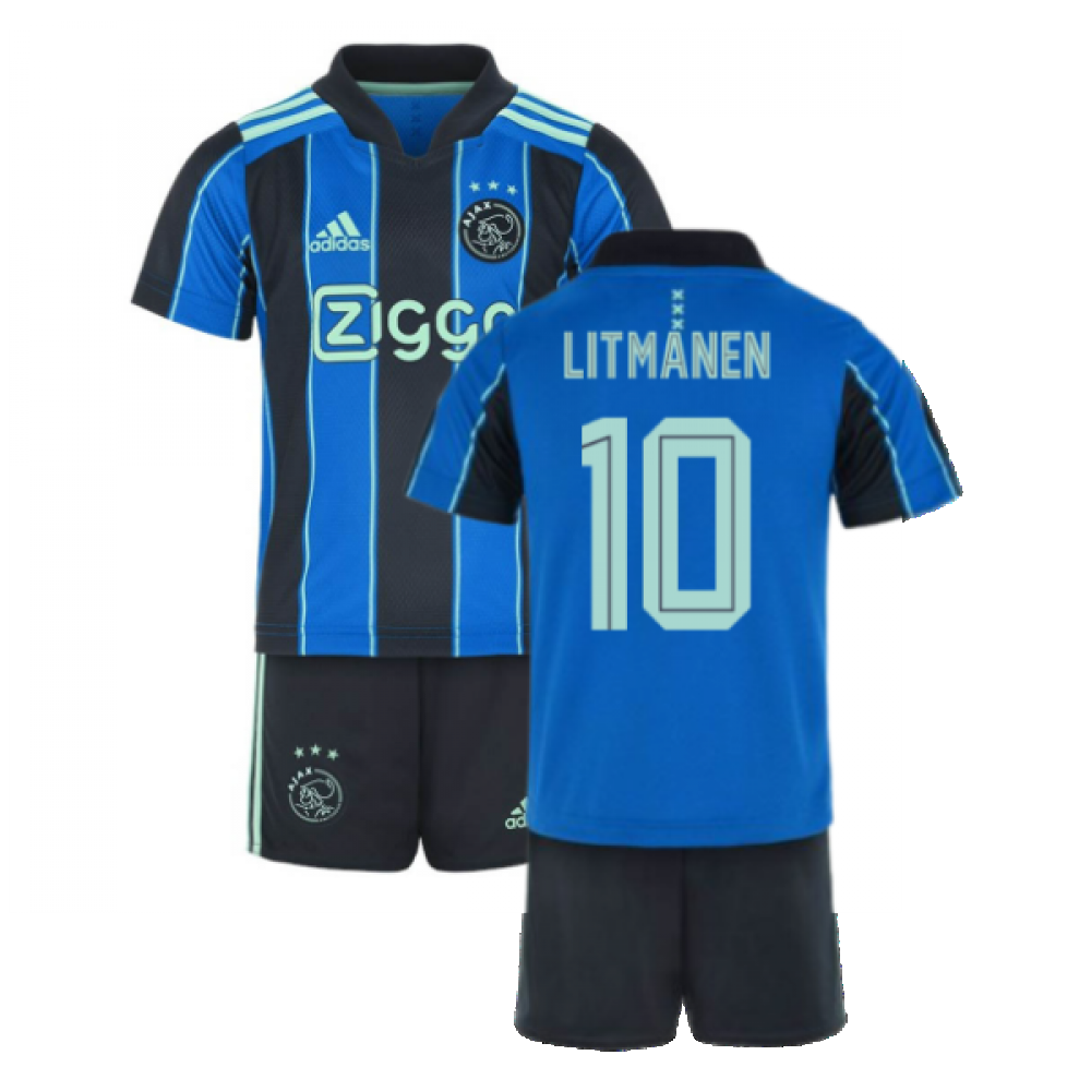 2021-2022 Ajax Away Mini Kit (LITMANEN 10)