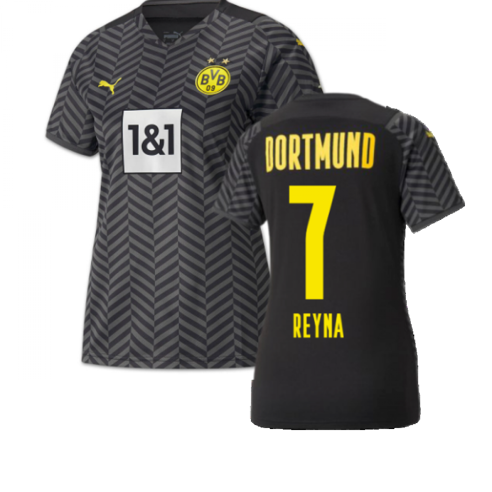 2021-2022 Borussia Dortmund Away Shirt (Ladies) (REYNA 7)