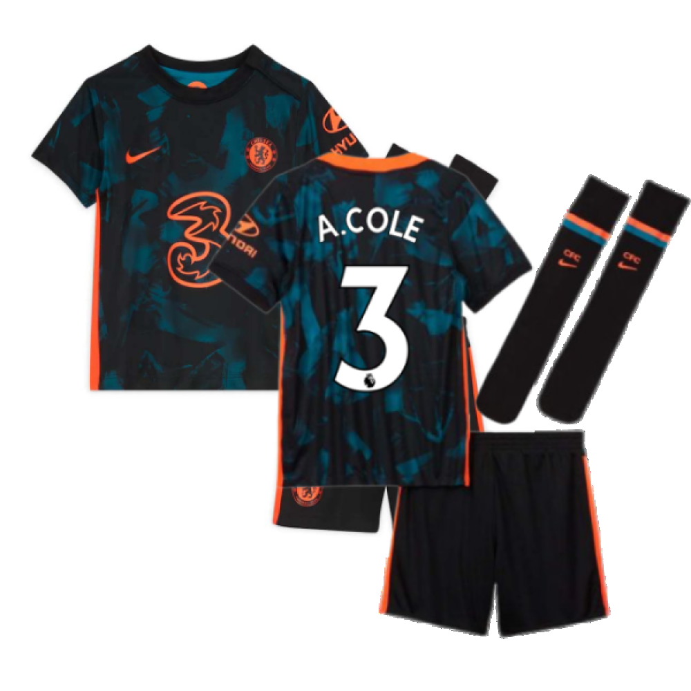 2021-2022 Chelsea Little Boys Away Mini Kit (A.COLE 3)