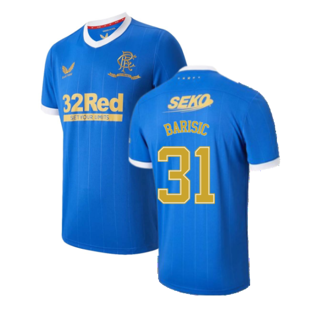 2021-2022 Rangers Home Shirt (BARISIC 31)