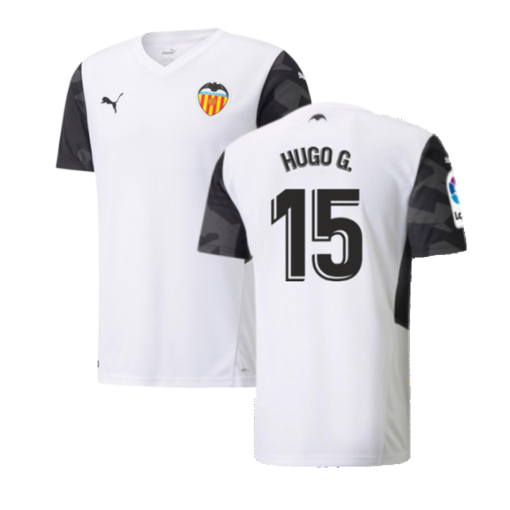 2021-2022 Valencia Home Shirt (HUGO G. 15)