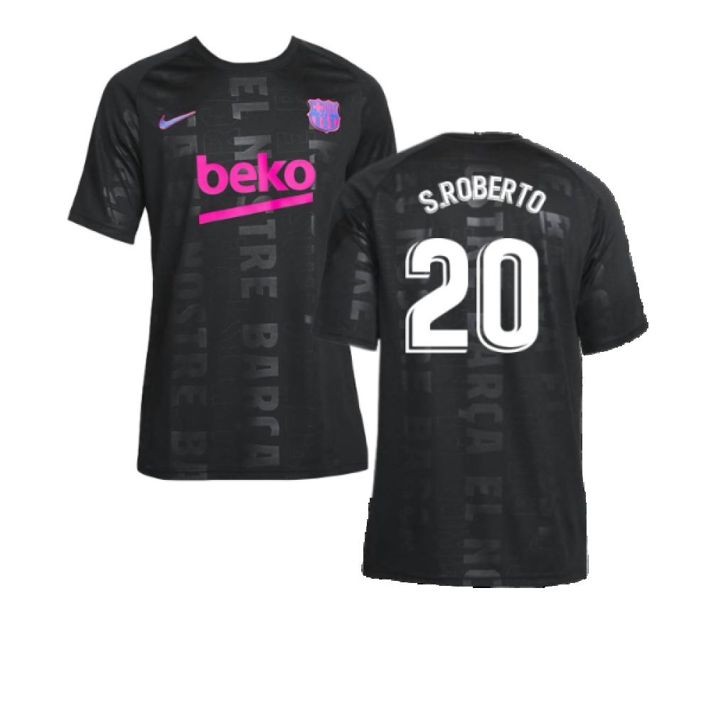 2021-2022 Barcelona Third Mini Kit (S.ROBERTO 20)