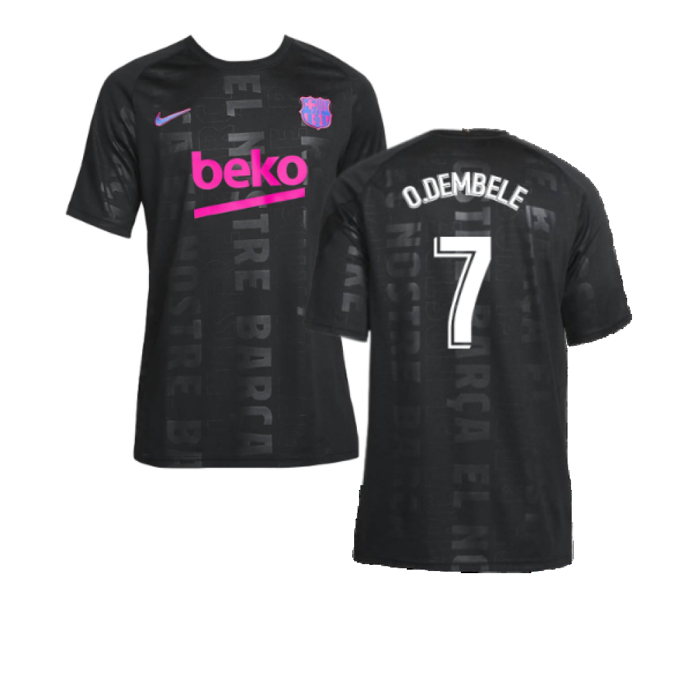 2021-2022 Barcelona 3rd Shirt (Kids) (O.DEMBELE 7)