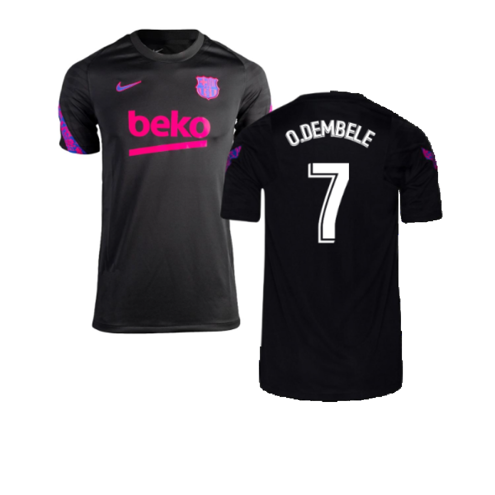 2021-2022 Barcelona Womens 3rd Shirt (O.DEMBELE 7)