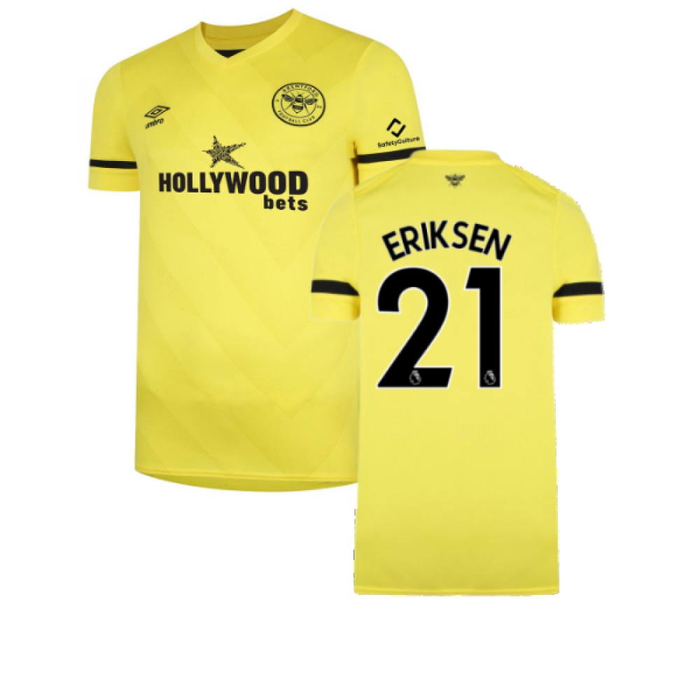 2021-2022 Brentford Away Shirt (ERIKSEN 21)