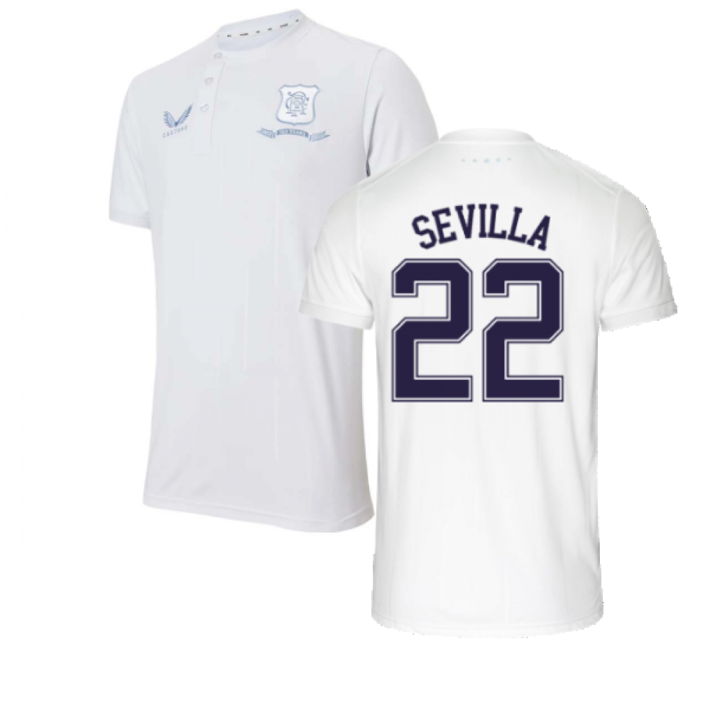 2021-2022 Rangers Anniversary Shirt (White) (SEVILLA 22)