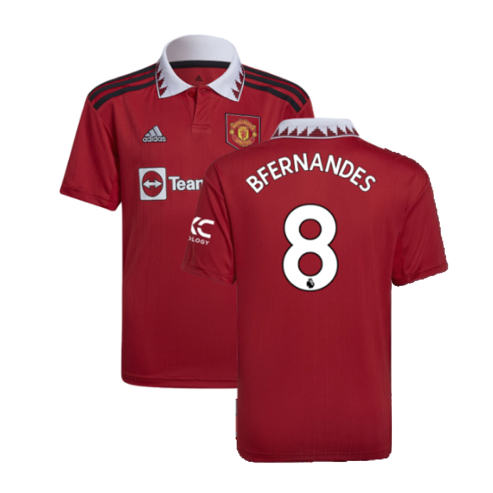 2022-2023 Man Utd Home Shirt (Kids) (B FERNANDES 8)