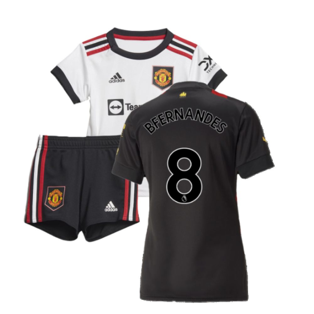 2022-2023 Man Utd Away Baby Kit (B FERNANDES 8)