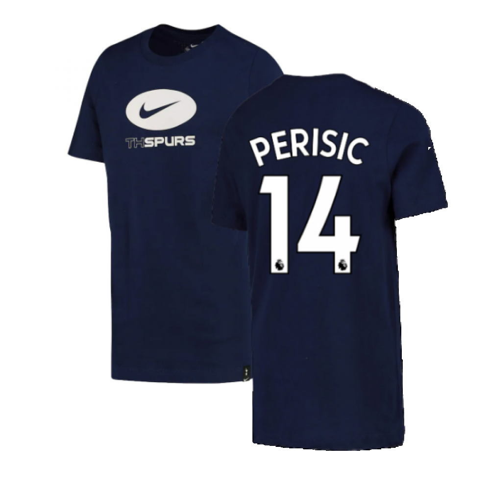 2022-2023 Tottenham Swoosh Tee (Navy) (PERISIC 14)