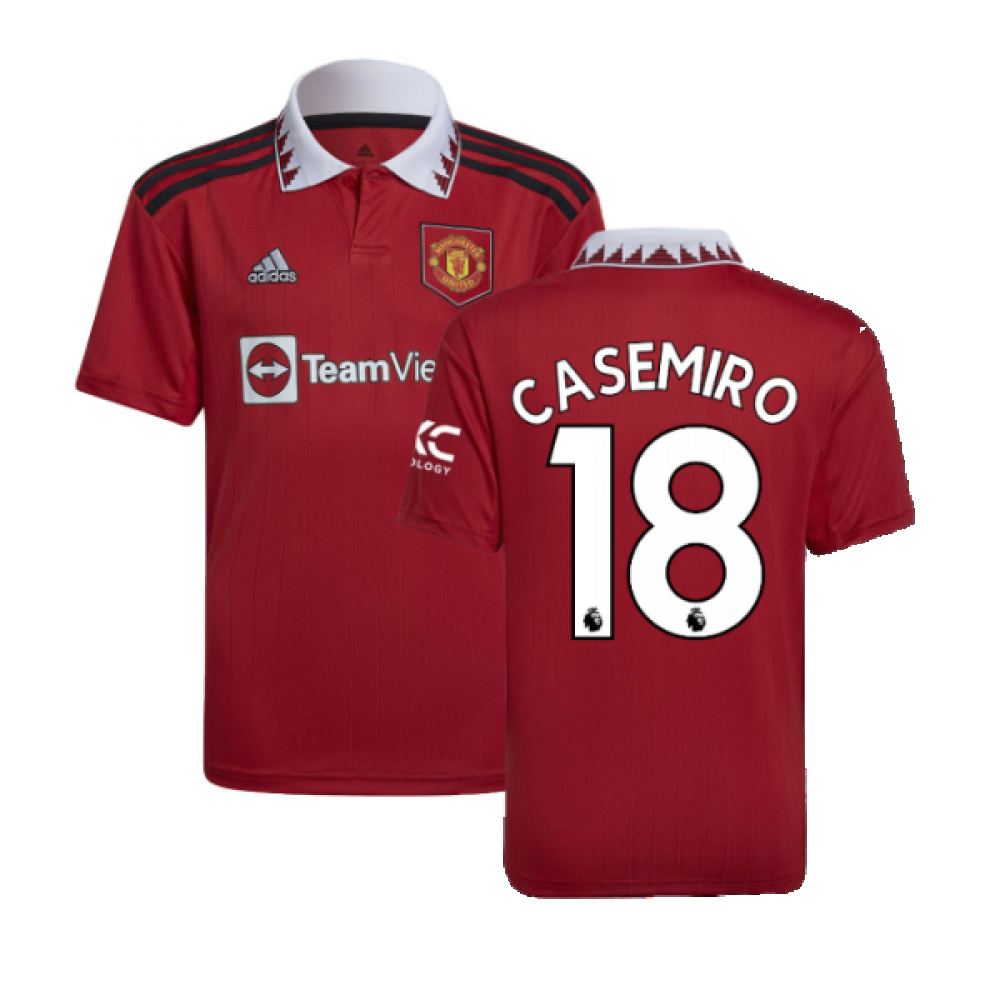 2022-2023 Man Utd Home Shirt (Kids) (CASEMIRO 18)