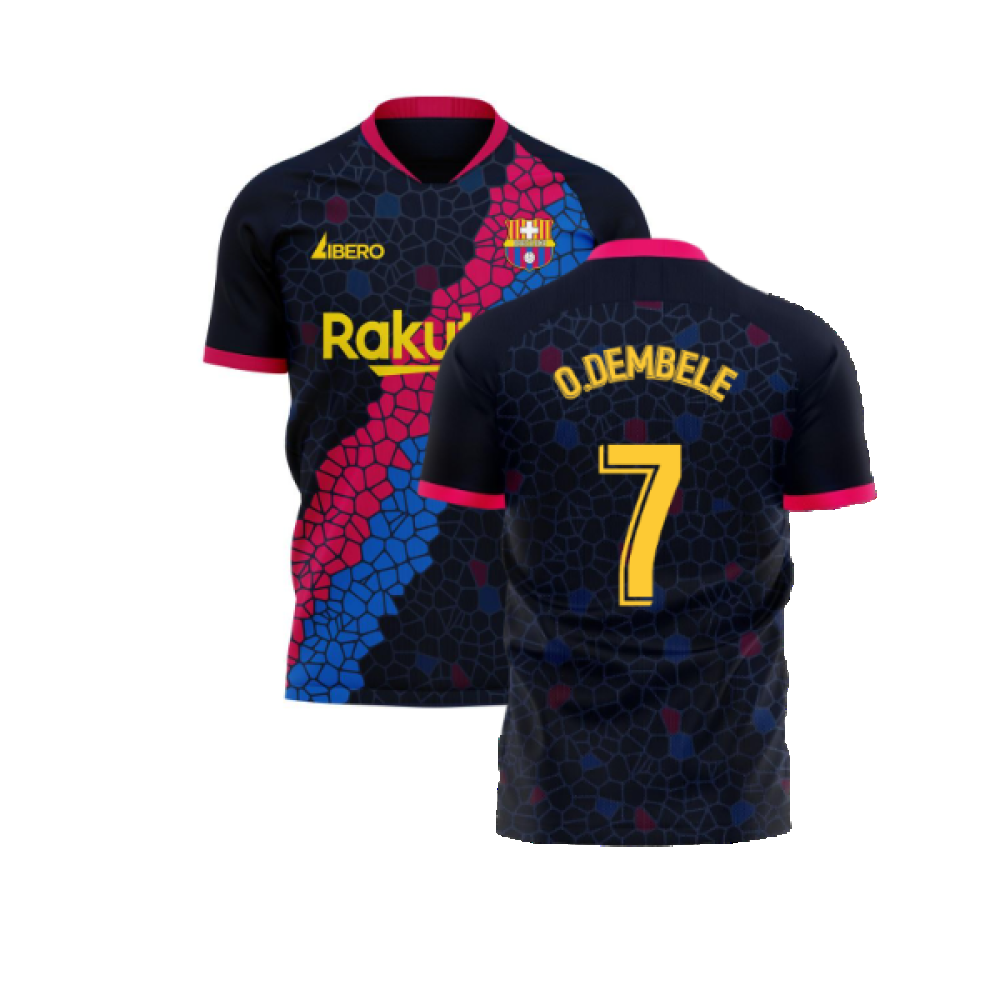 Catalonia 2024-2025 Away Concept Football Kit (Libero) (O.DEMBELE 7)