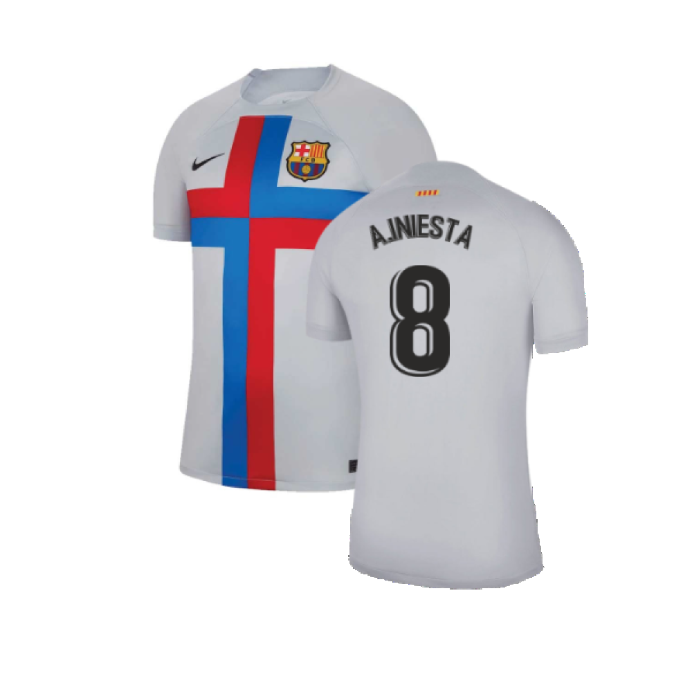 2022-2023 Barcelona Third Shirt (A.INIESTA 8)