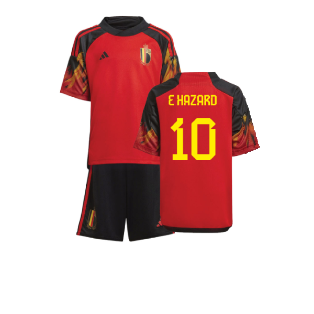 2022-2023 Belgium Home Mini Kit (E HAZARD 10)