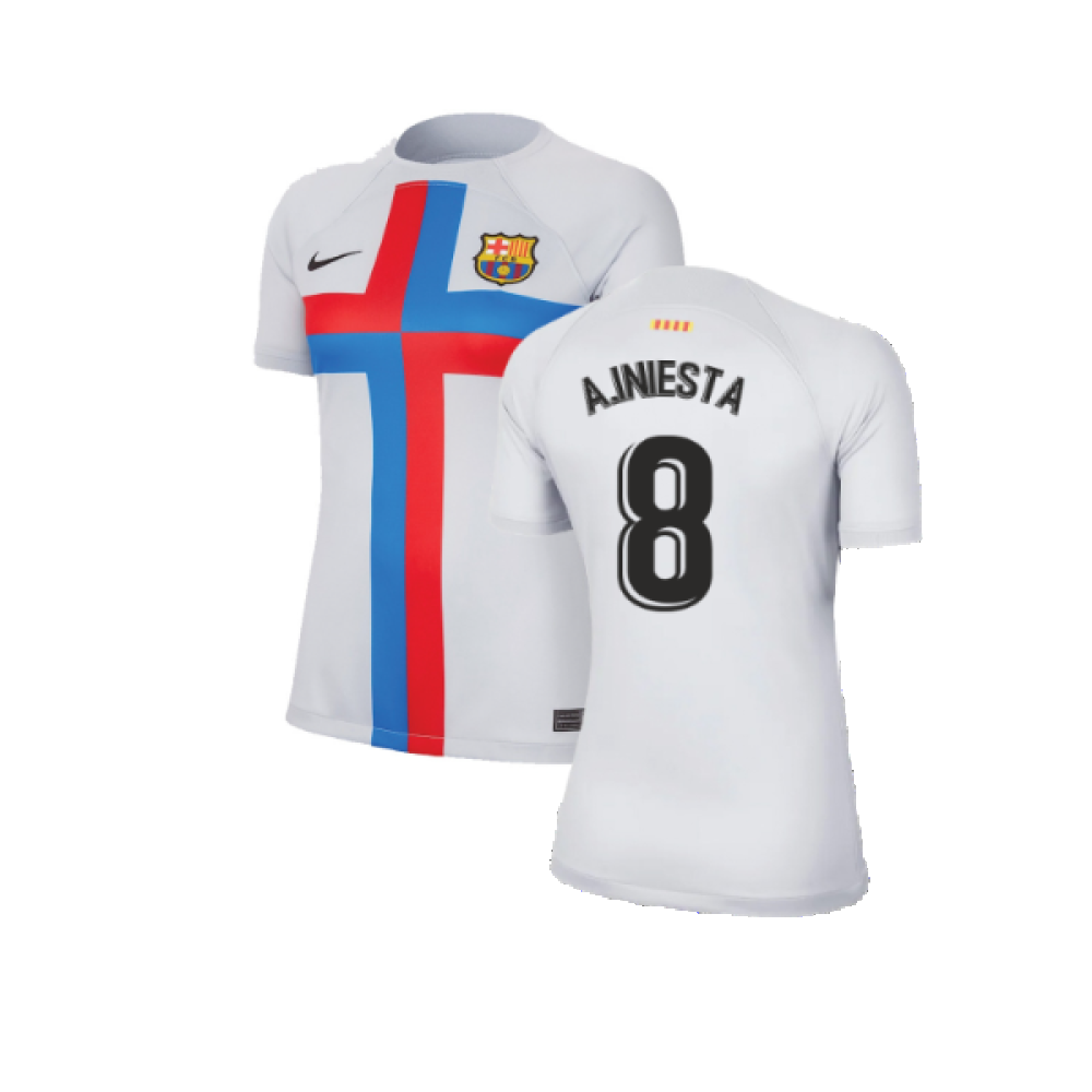 2022-2023 Barcelona Third Shirt (Ladies) (A.INIESTA 8)