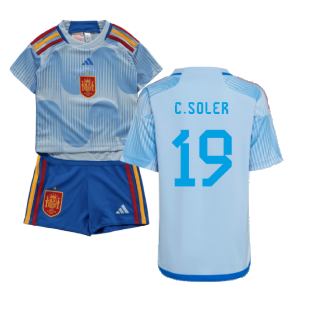 2022-2023 Spain Away Mini Kit (C.Soler 19)