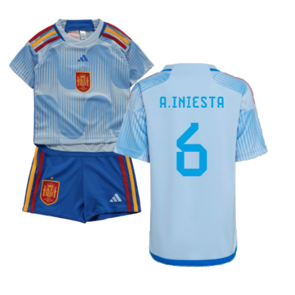 2022-2023 Spain Away Mini Kit (A.Iniesta 6)