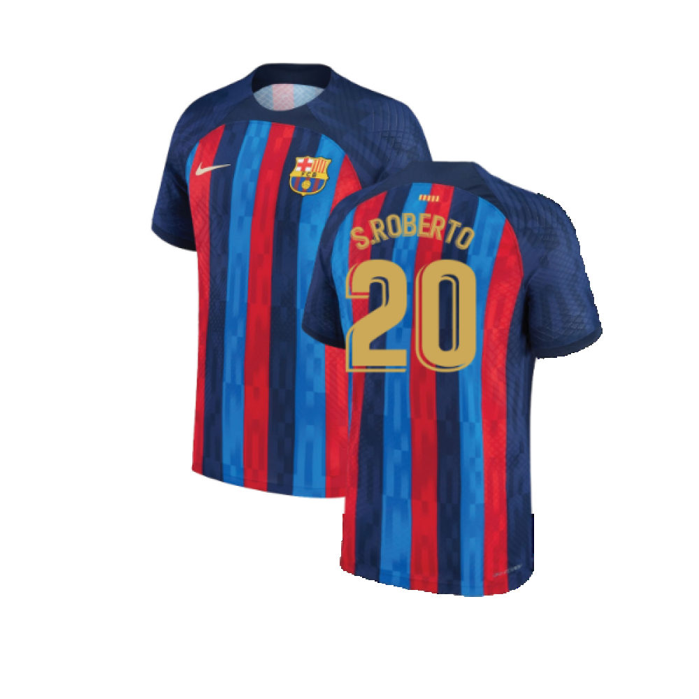 2022-2023 Barcelona CL Training Shirt (Grey) (S.ROBERTO 20)