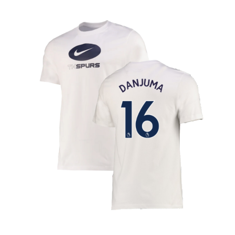 2022-2023 Tottenham Swoosh Tee (White) - Kids (Danjuma 16)