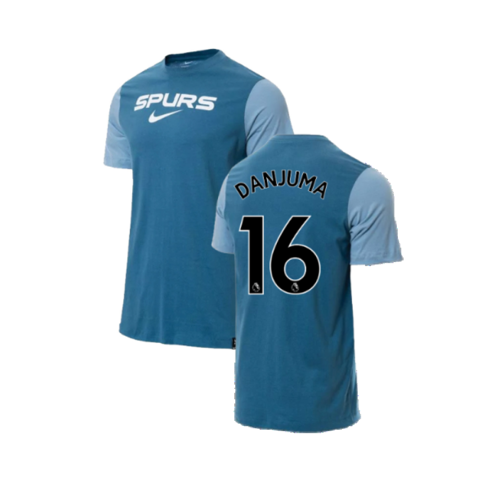 2022-2023 Tottenham Swoosh T-Shirt (Teal) (Danjuma 16)