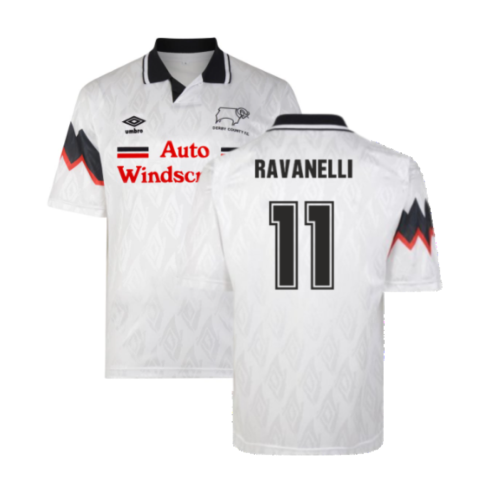 Derby County 1992 Umbro Shirt (Ravanelli 11)