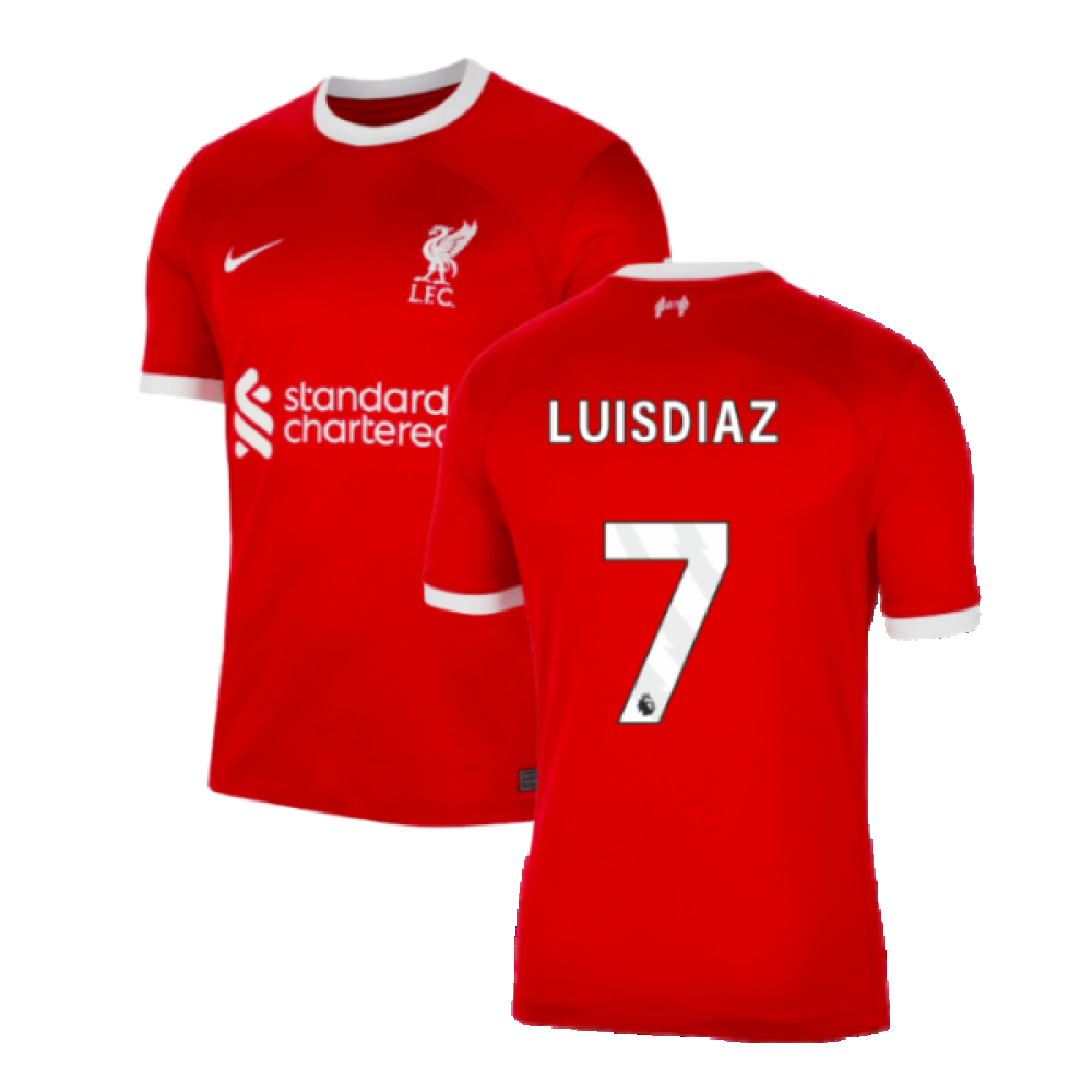 2023-2024 Liverpool Home Shirt (Luis Diaz 7)