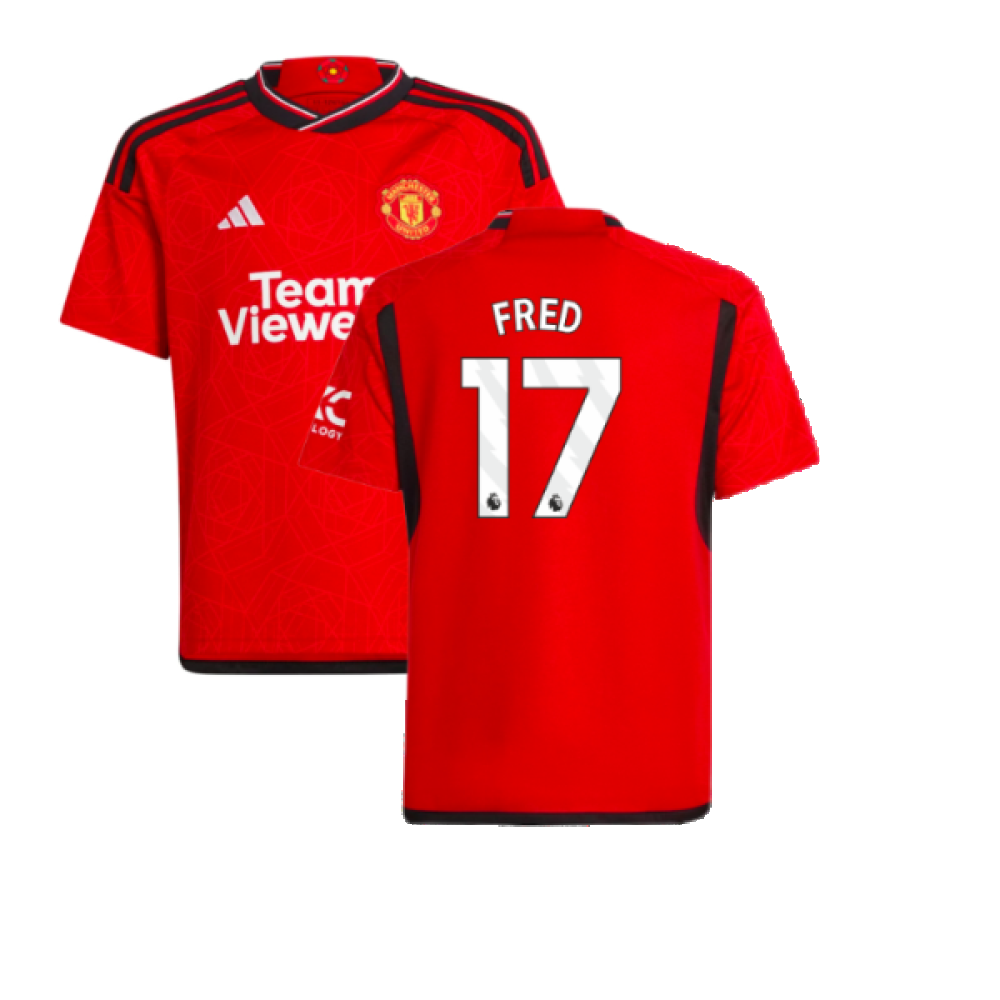 2023-2024 Man Utd Home Shirt (Kids) (Fred 17)