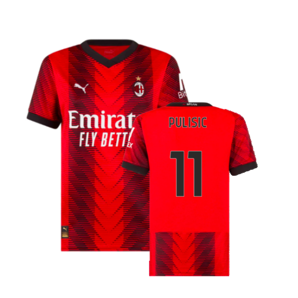 2023-2024 AC Milan Home Shirt (Ladies) (Pulisic 11)