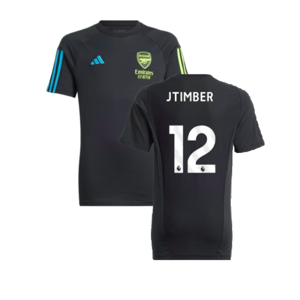 2023-2024 Arsenal Training Tee (Black) - Kids (J Timber 12)