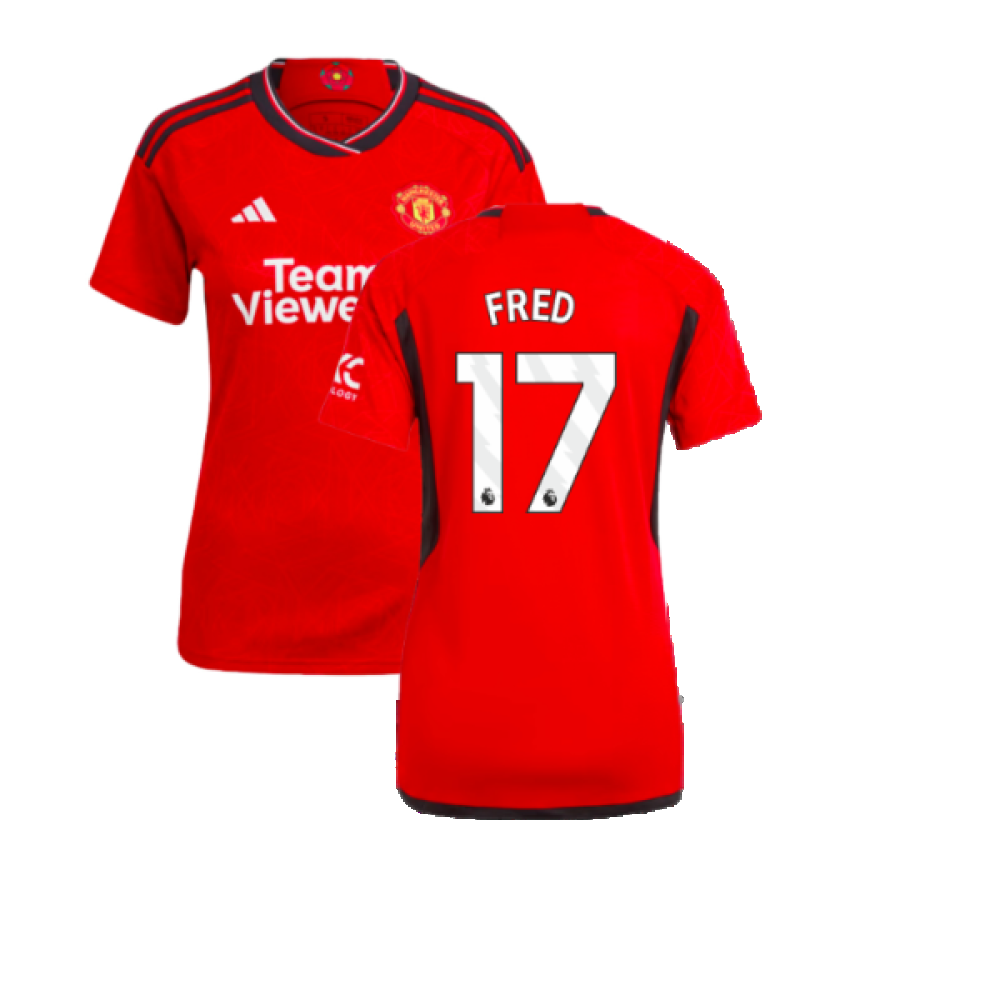 2023-2024 Man Utd Home Shirt (Ladies) (Fred 17)