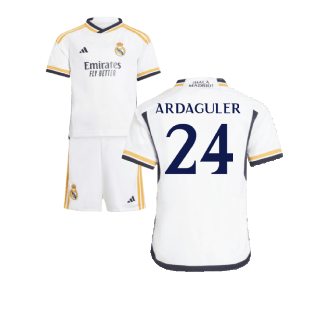 2023-2024 Real Madrid Home Mini Kit (Arda Guler 24)