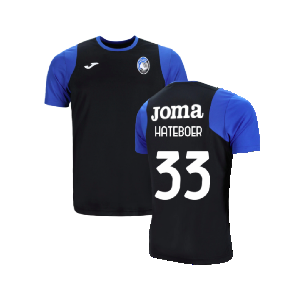 2023-2024 Atalanta Training Shirt (Black) (Hateboer 33)