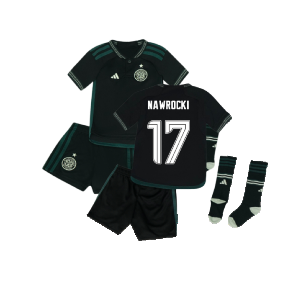 2023-2024 Celtic Away Mini Kit (Nawrocki 17)