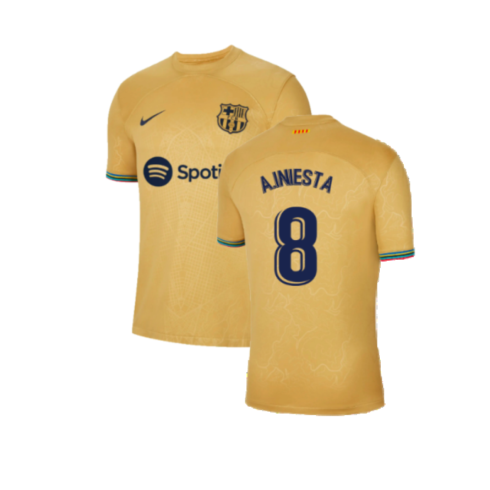 2022-2023 Barcelona Vapor Match Third Shirt (A.INIESTA 8)