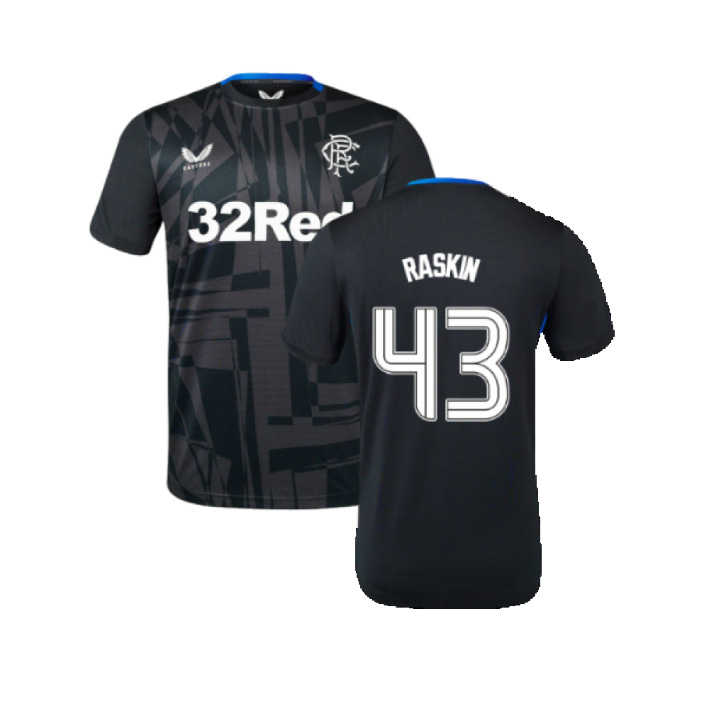 2023-2024 Rangers Coaches Training Tee (Ebony) (Raskin 43)