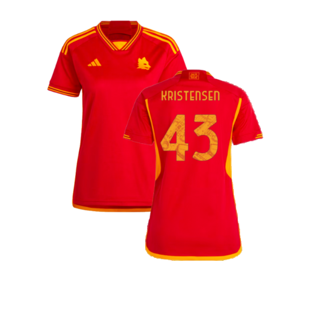 2023-2024 Roma Home Shirt (Ladies) (KRISTENSEN 43)