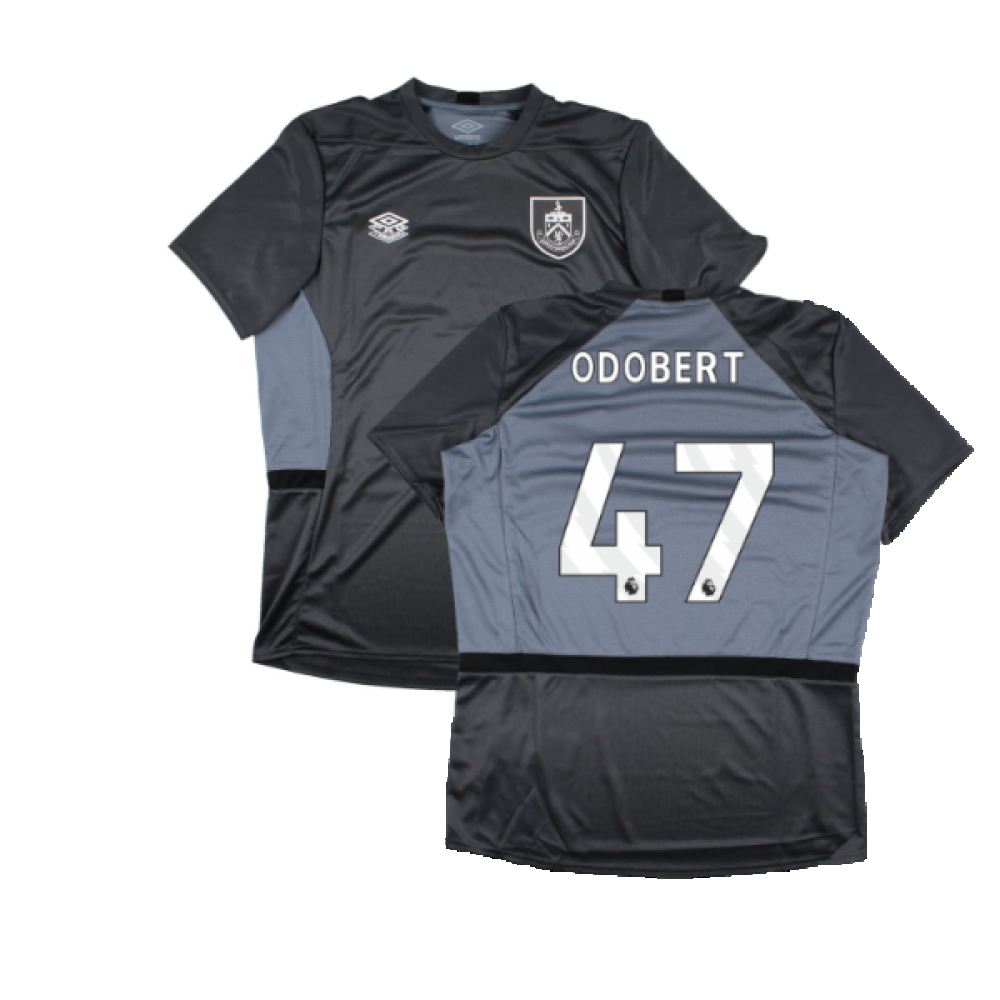 2023-2024 Burnley Training Jersey (Carbon) (Odobert 47)