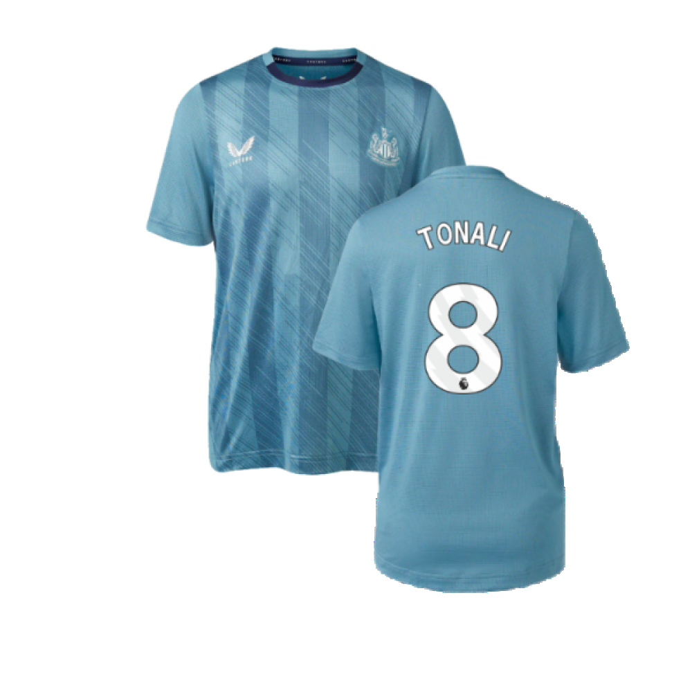 2023-2024 Newcastle Players Training Tee (Bluestone) - Kids (Tonali 8)