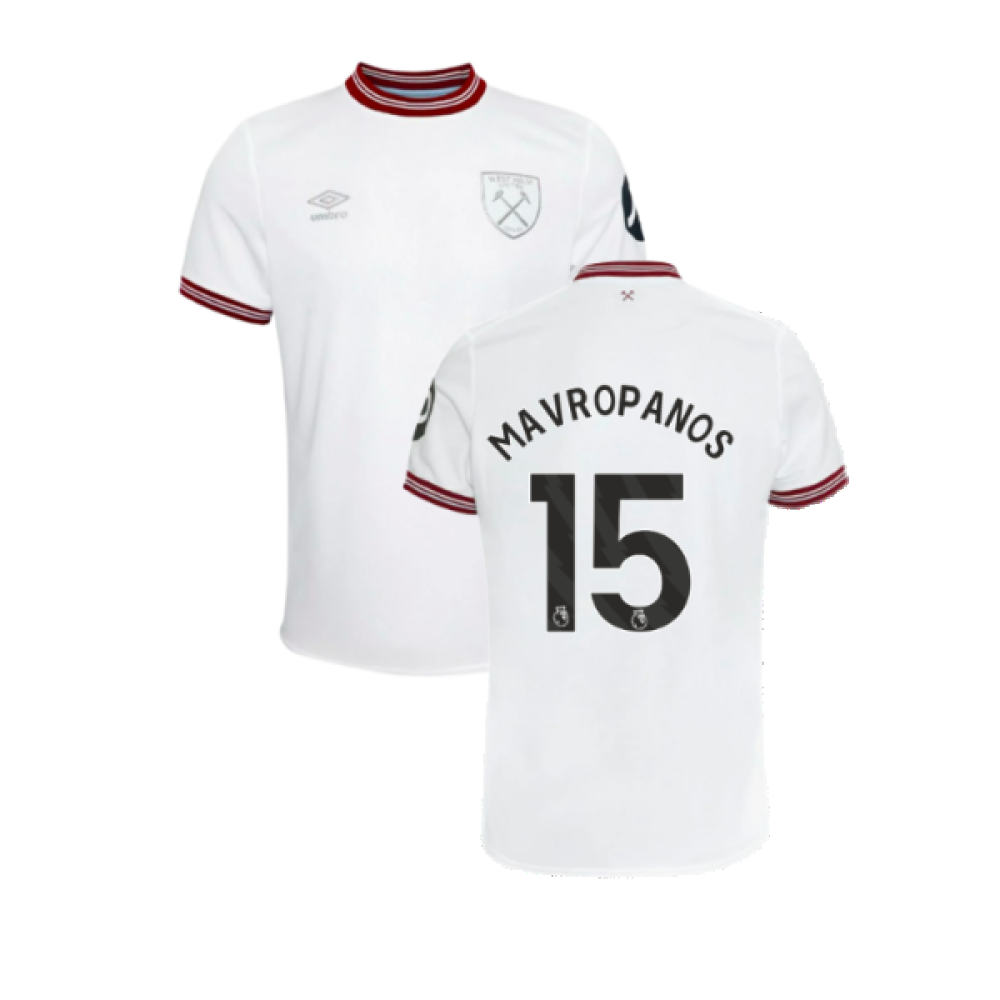 2023-2024 West Ham United Away Shirt (Kids) (Mavropanos 15)