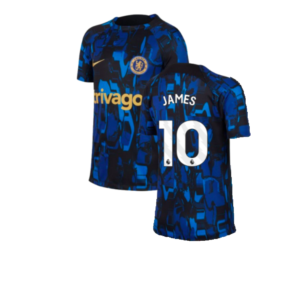 2023-2024 Chelsea Academy Pro Tee (Blue) - Kids (James 10)