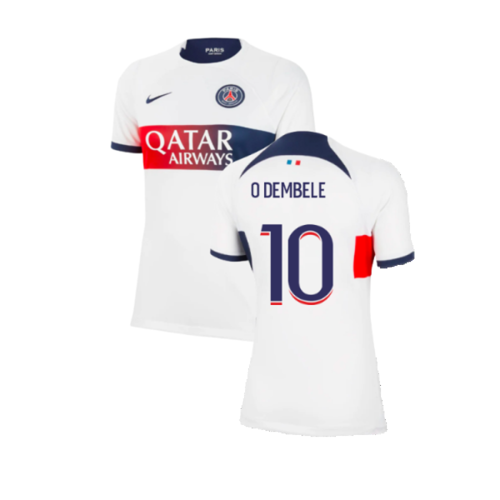 2023-2024 PSG Away Shirt (Womens) (O Dembele 10)