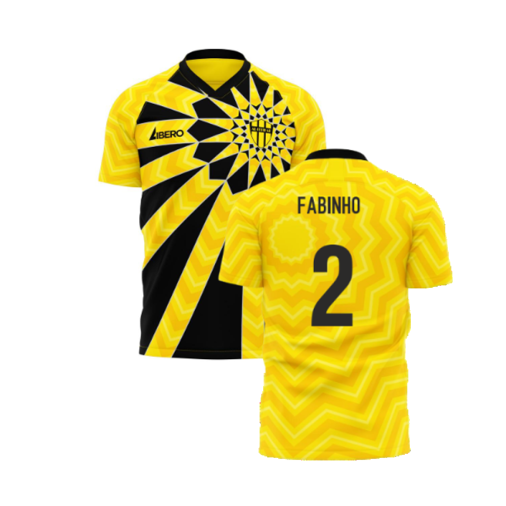 Al-Ittihad 2024-2025 Home Concept Football Kit (Libero) - Baby (Fabinho 2)