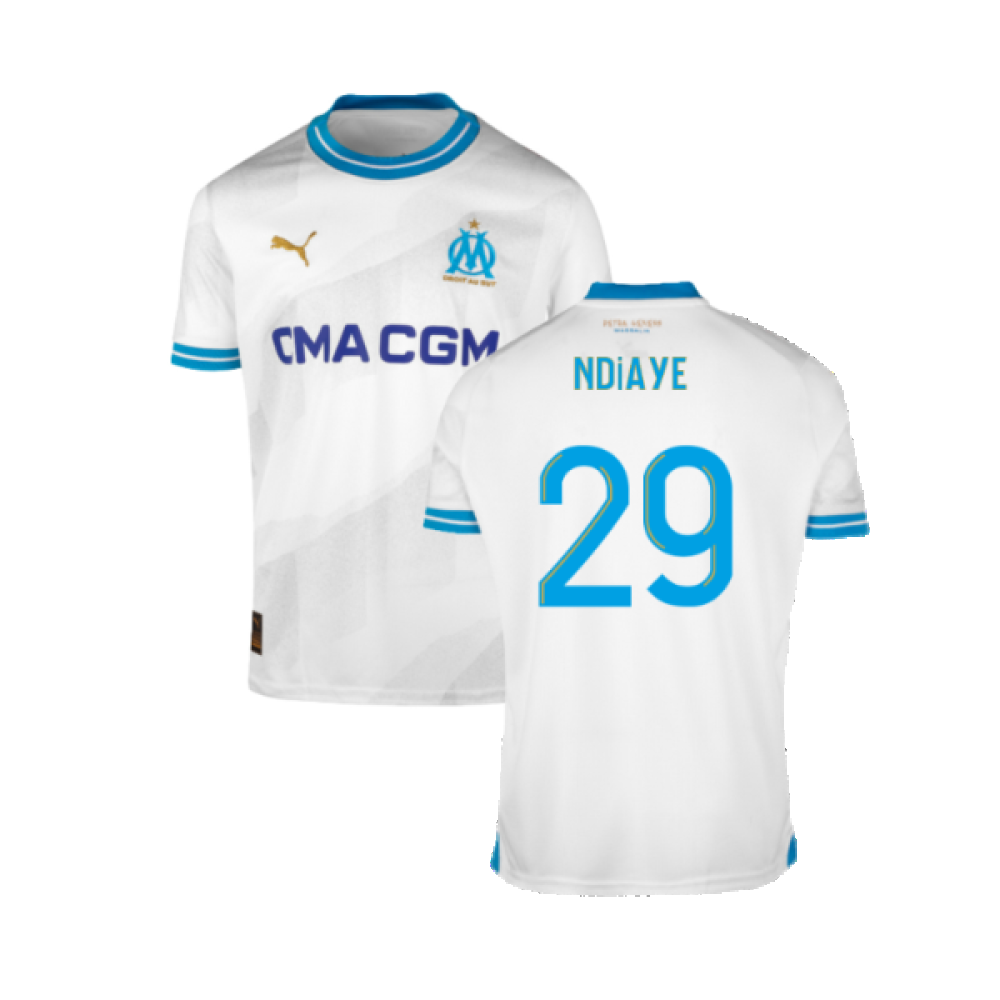 2023-2024 Marseille Home Shirt (Ndiaye 29)