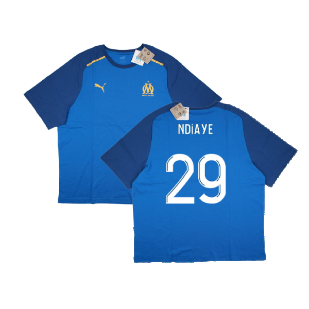 2023-2024 Marseille Casuals Tee (Blue) (Ndiaye 29)